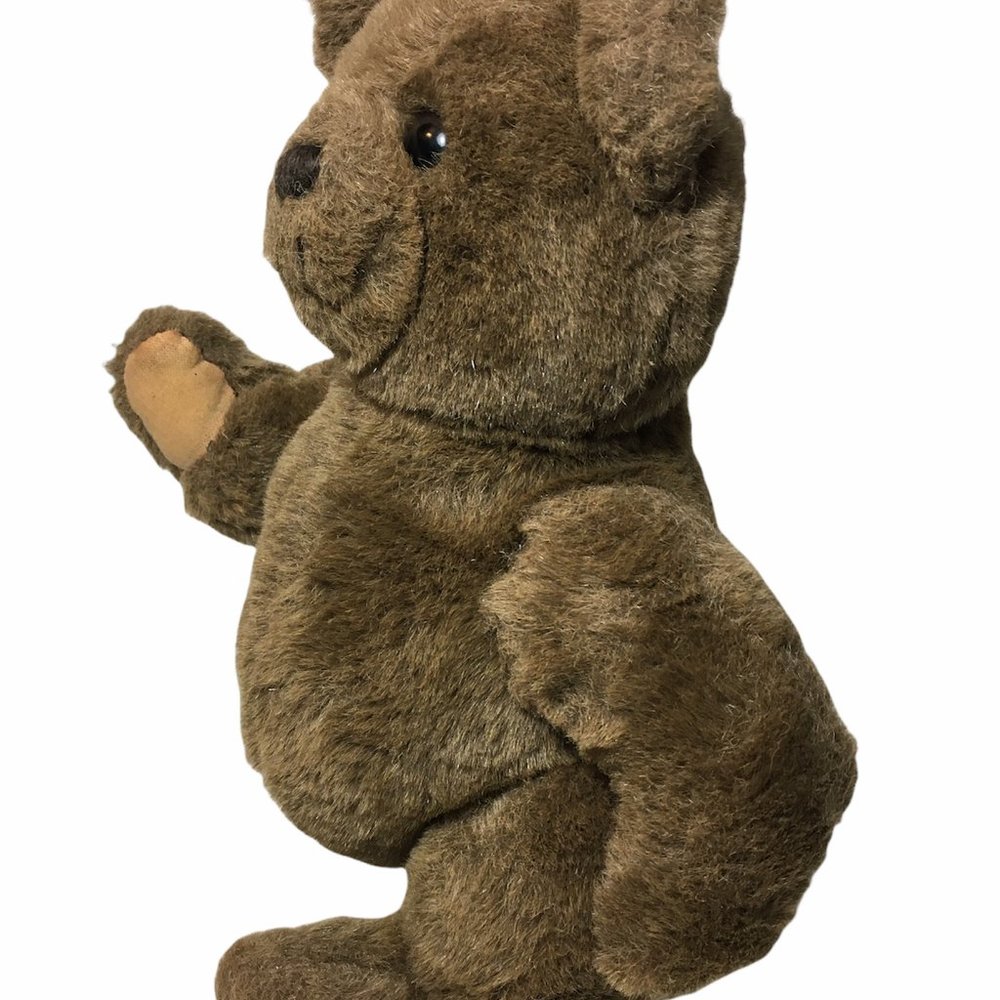 Russ Buckingham Teddy Bear Plush Brown Jointed 14" - Picture 7 of 12